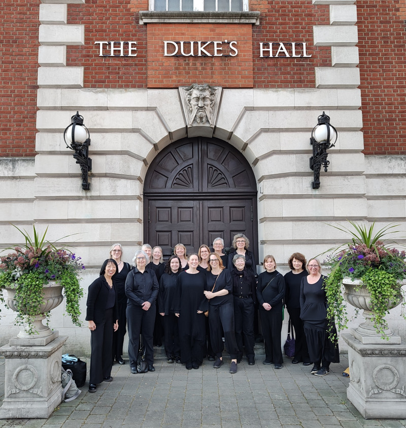 Finchley Chamber Choir upper voices and guests, for a performance of Holst's The Planets at the Royal Academy of Music